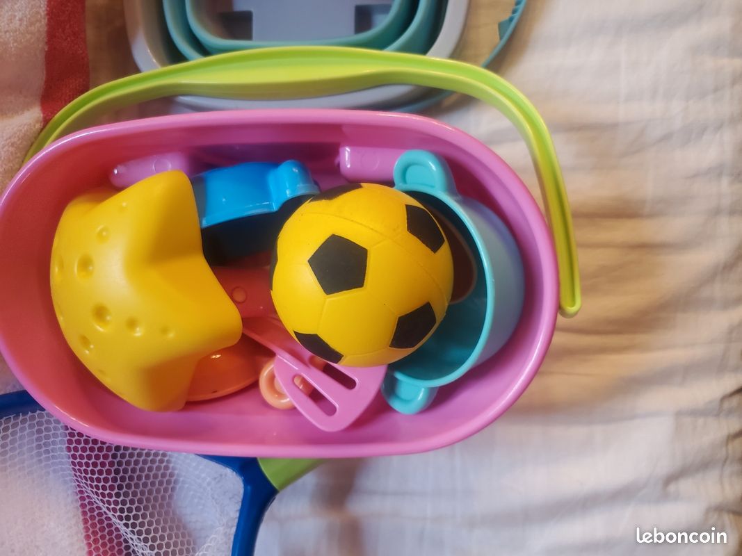 Sac de plage avec jeux Jeux Jouets
