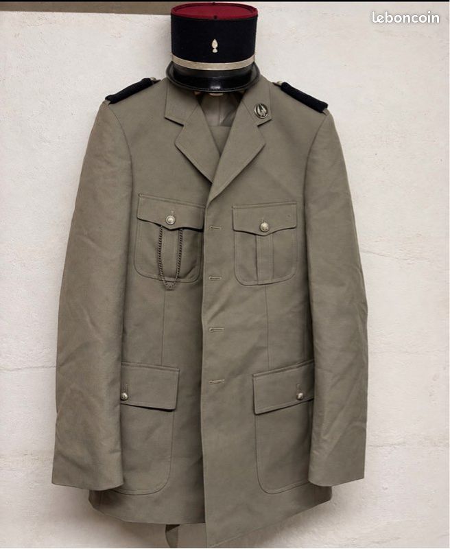 Uniforme Militaire Français Complet TDF – Vestra 1996 + Képi + Lot de Galons (image 1)