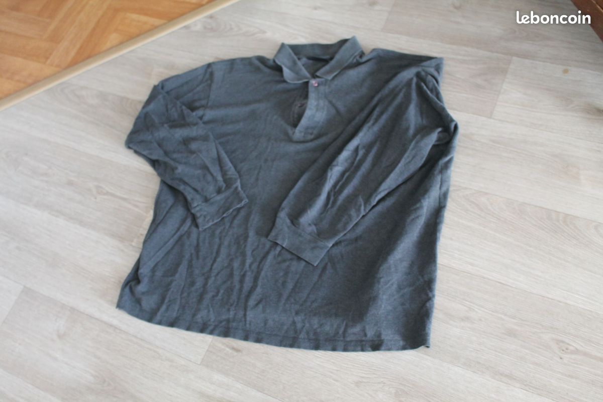 Polo homme manches longues (image 1)