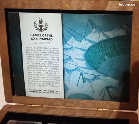 Objet Souvenir En Bois - Jeux Olympiques De Munich 1972 - Décoration Vintage
