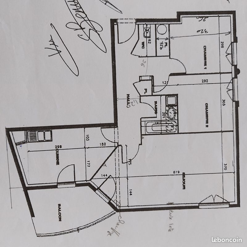Appartement a louer annemasse - 3 pièce(s) - 71 m2 - Surfyn