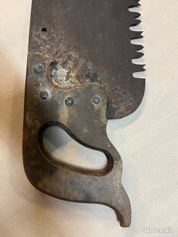 ANCIEN OUTIL. ANCIENNE grande scie de menuisier ragasse Old tool EUR 29