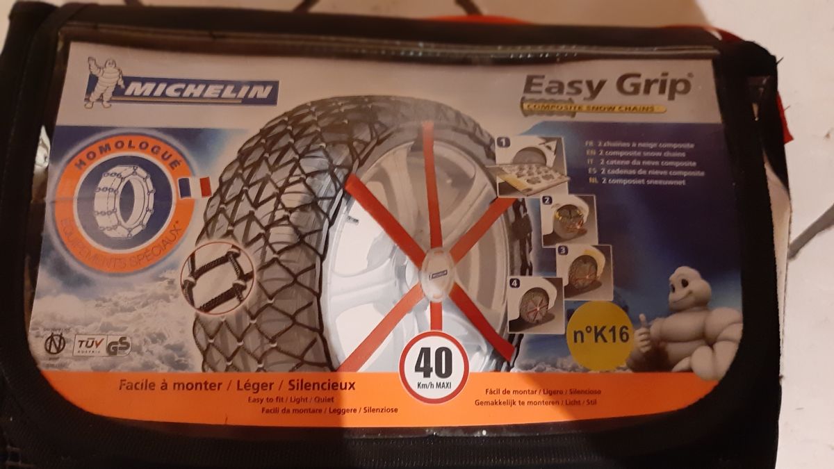 Chaines Neige Michelin EasyGrip 225/40-18 (Textile K16