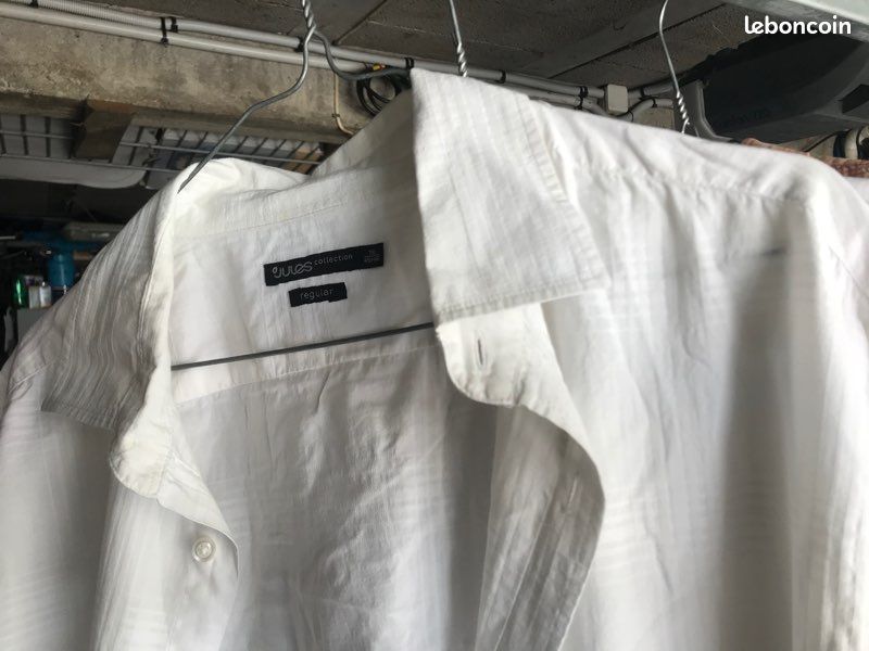 Lot de 3 jolies chemises, blanches et RIP CURL (image 3)