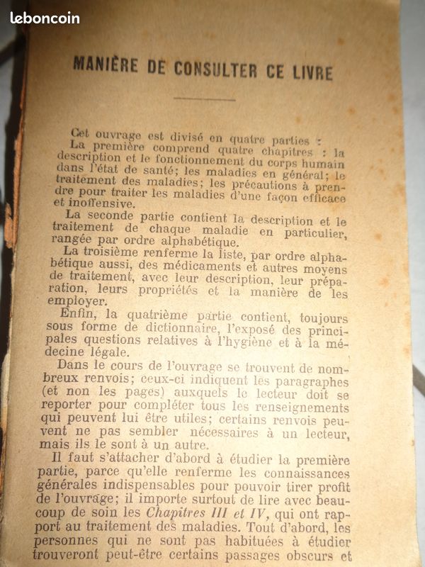 Très ancien livre de médecine (image 1)