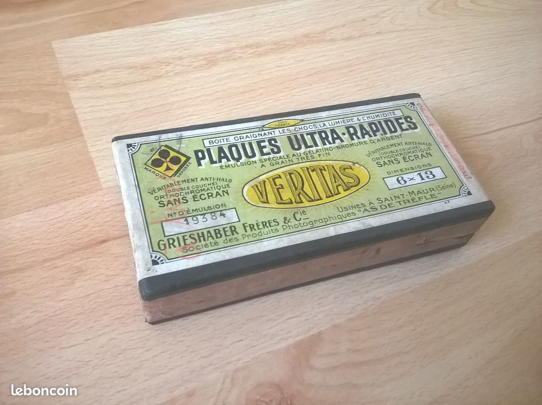 Boite vide plaques ultra rapide VERITAS 6x13 - photographie (image 1)