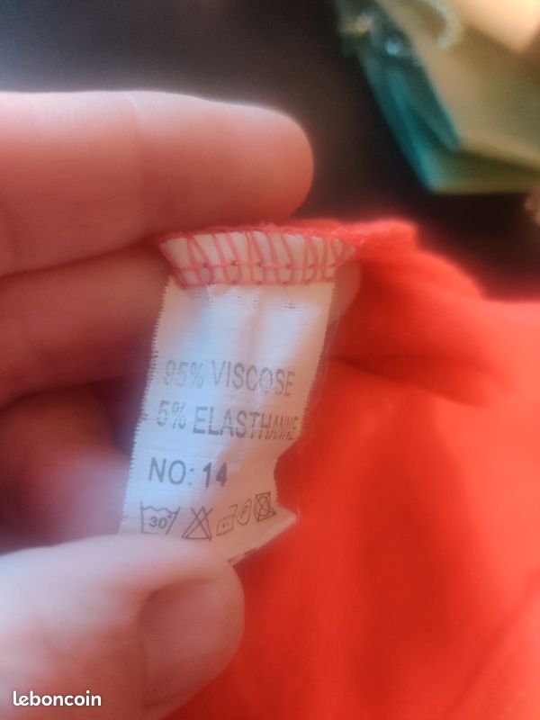 Débardeur ajusté détail dentelle rose corail femme | La Halle