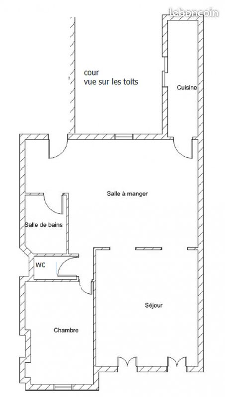 Appartement 2 pièces 101 m² - Bordeaux 33000 (image principale 8)