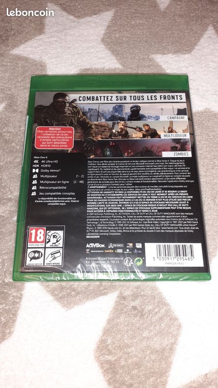 Call Of Duty : Vanguard - Version Xbox One Neuve Sous Blister, Prêt à Jouer !