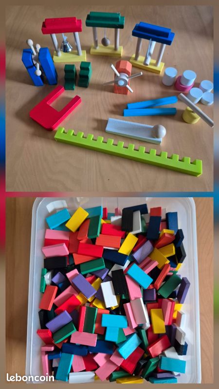 Domino jeux de construction bois (image 1)