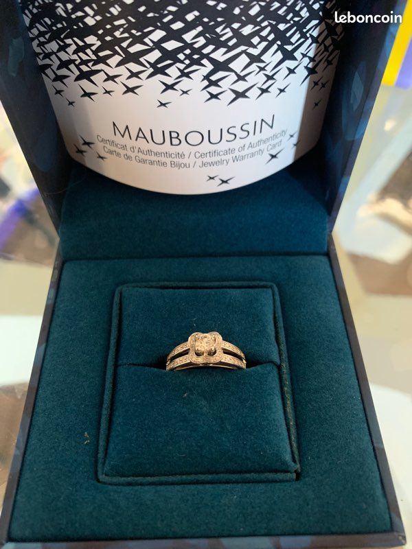 Bague Fine Bague Rond Et Barre Hermes Rubans Voguish Rhodium