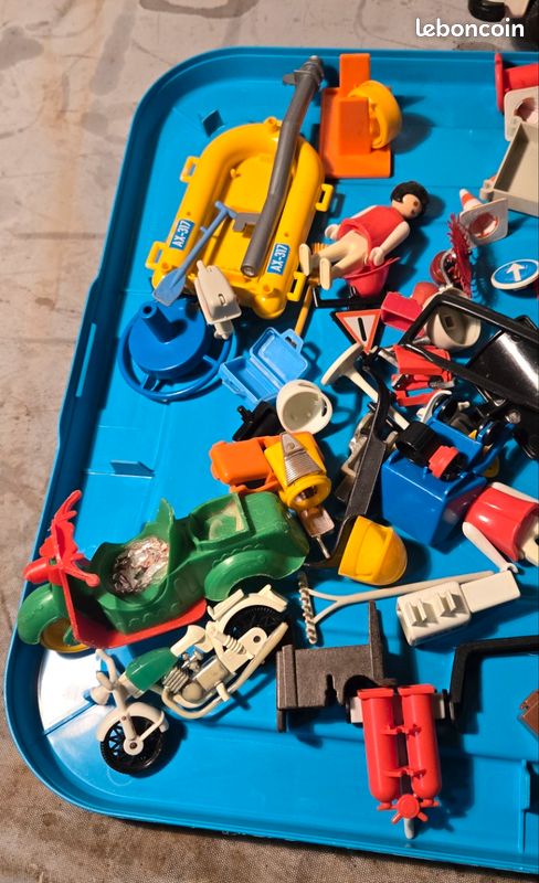 Lot playmobil camion police 1977 jouet ancien (image 2)