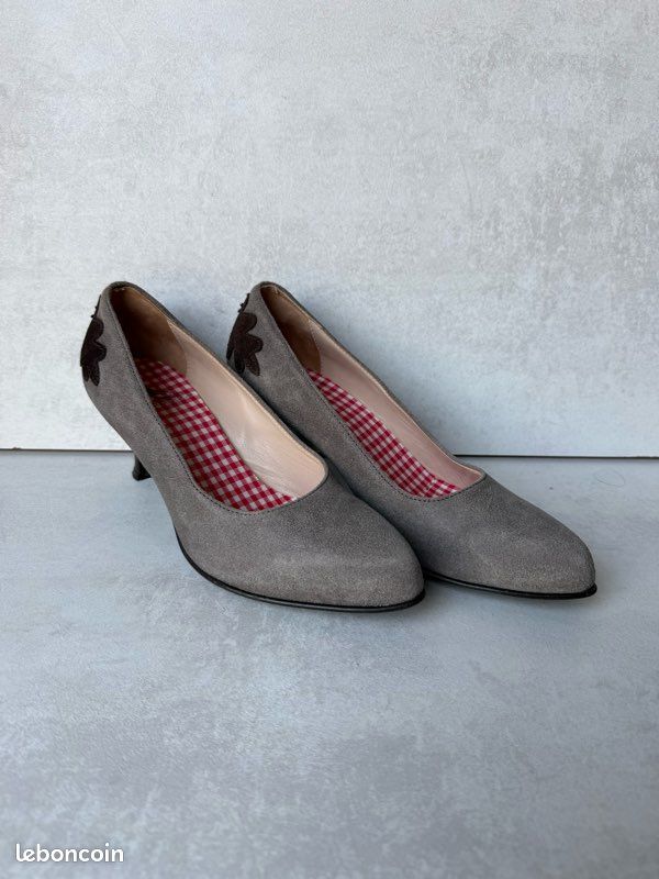 Escarpins Diavolezza cuir Made in Italy T38 (image 2)