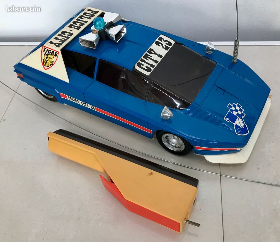Voiture De Police Joustra Tigre Télécommandé Radiocommandé Années