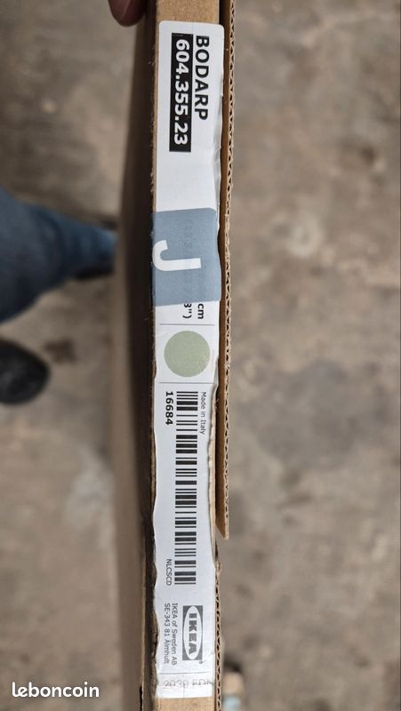Façade De Tiroir IKEA BODARP – Gris-vert, 15 X 5 Pouces, Effet Mat, Pour Caisson SEKTION, Fabriqué En Suède