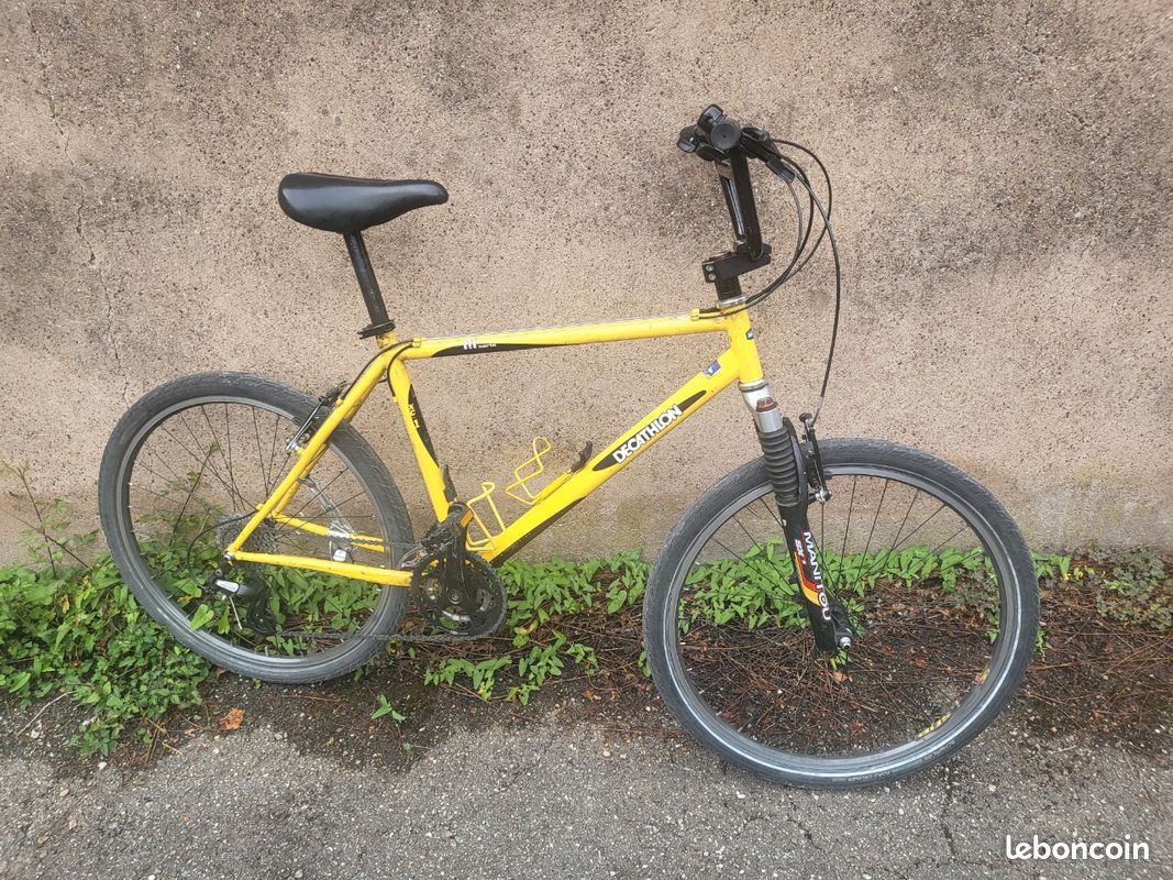 Vélo Décathlon Jaune cadre Série III XC1 Guidon BMX (image 3)