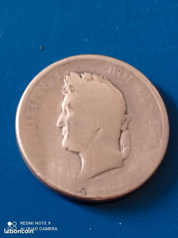 Pièce pour collectionneur de 10 cts de Louis Philippe des Iles année 1839-1844 (image 1)