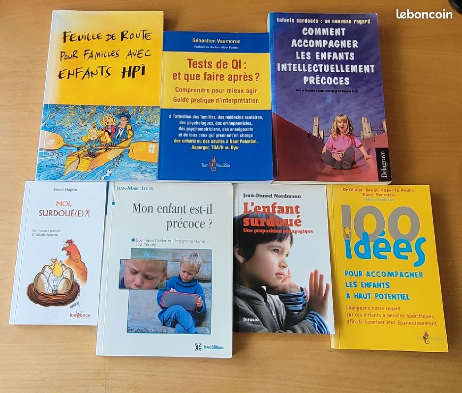 7 livres sur le haut potentiel, les surdoués... (image 1)