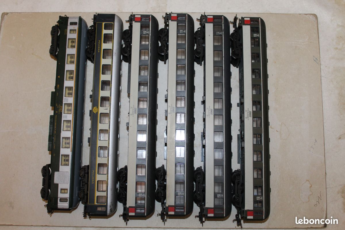 Train Lima lot de 6 voitures divers, Corails, Ciwl, Uic (image 2)