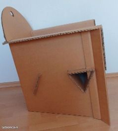 2 Fauteuils en carton design couleur kraft (image 3)