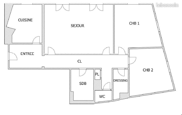 Appartement 3 pièces 76 m² - Limoges 87000 (image principale 3)
