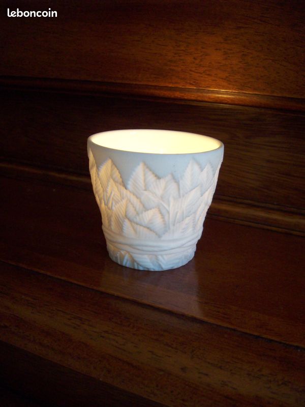 PHOTOPHORE EN BISCUIT Limoges shoulieres EUR 28,00 - FR