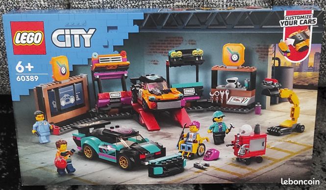 LEGO 60389 Le garage de customisation neuf et scellé (image 1)