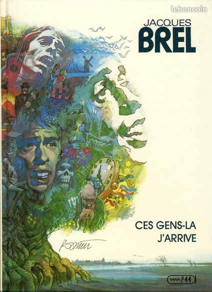 Jacques BREL en BD (image 1)