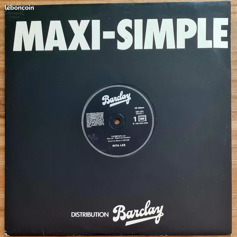 Rita Lee : Tatibitati (Maxi45t vinyle 12") (image 1)