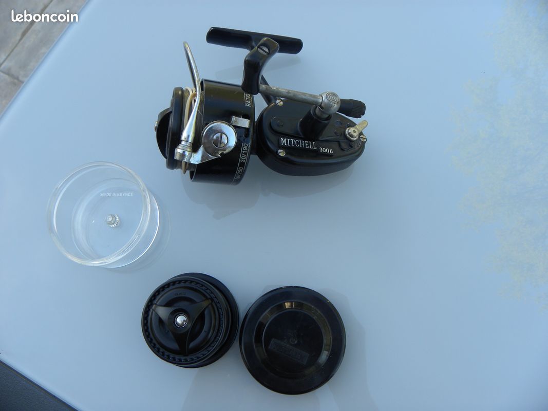 Moulinet Pêche Vintage Mitchell 300a – Fabriqué En France – Eau Douce