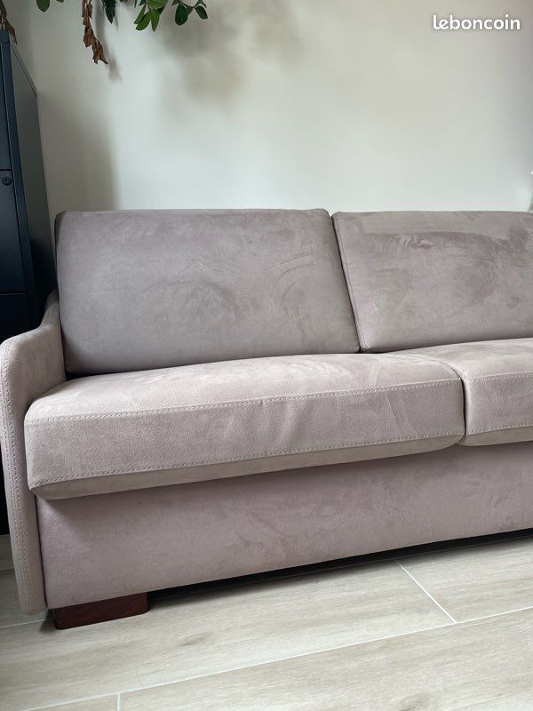 Canapé convertible DIVA – Couchage 140x200 – Matelas IKEA neuf (image 2)