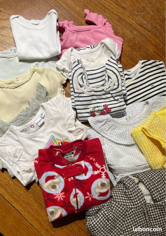 Chicco Slip Bebe Garcon 12 Mois Robe Lots De 15 Pièces Vêtements