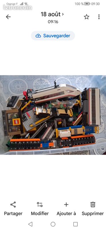 Train LEGO City – Sets 66493, 60051 et 60097 – Lot complet (image 9)