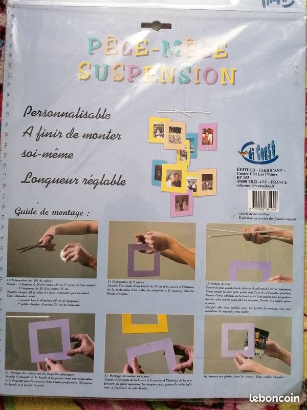 Pele mêle suspension à fabriquer (image 2)