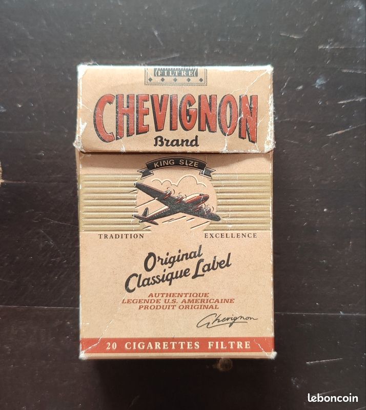 cigarette chevignon Ancien paquet de cigarettes Chevignon
