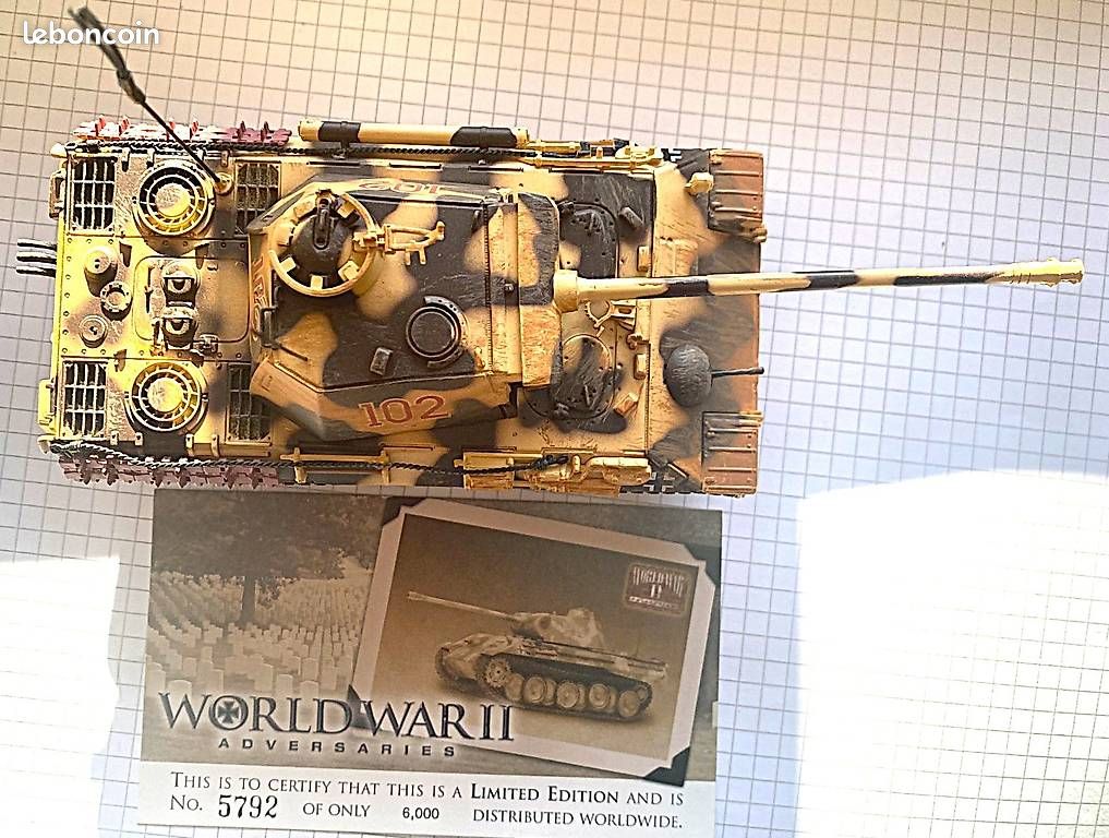 CORGI MILITAIRE CC 60203 CHAR PANTHER A FRONT DE L'EST 1943 NEUF