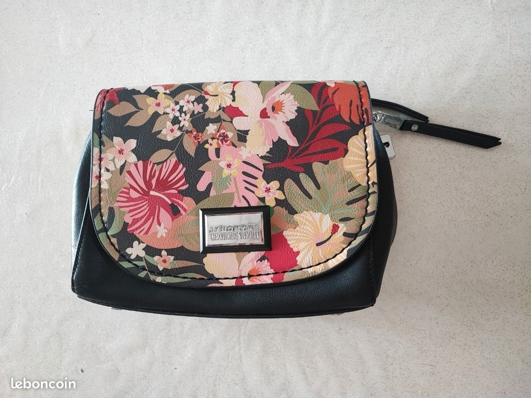 Petit sac pochette fleurs Accessoires Bagagerie