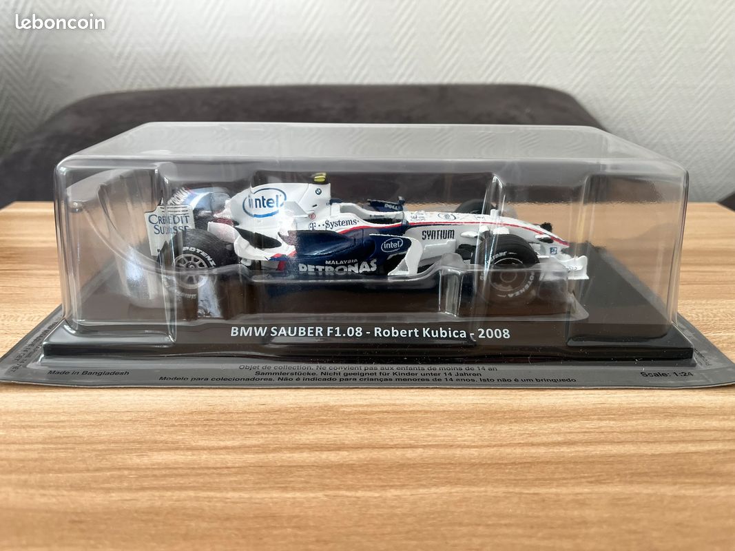 Figurine F1 1/43 – Dany 2008 – Robert Kubica – Occasion