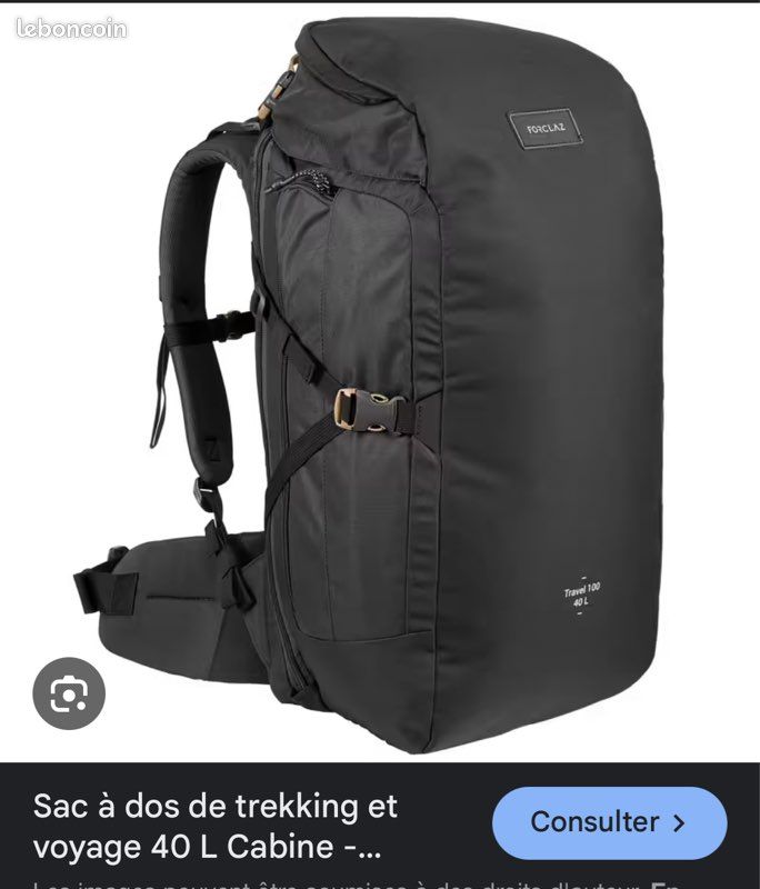 Travel 100 Sac Ã Dos 40l Decathlon Sac Decathlon Zaino Trekking 60