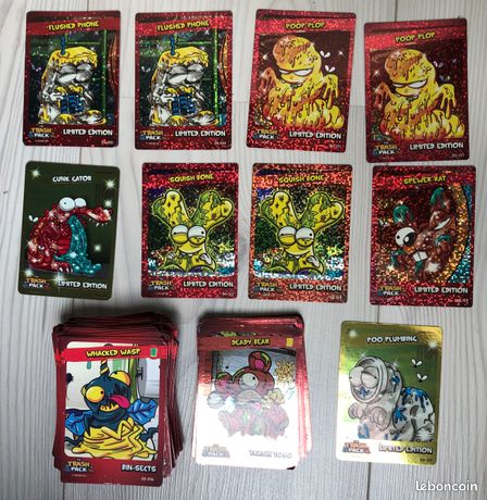 118 cartes de collection The Trash Pack Filth Factor Limited Edition Moose 2011 - Collection 118 cartes de collection The Trash Pack Filth Factor Limited Edition Moose 2011 - Collection