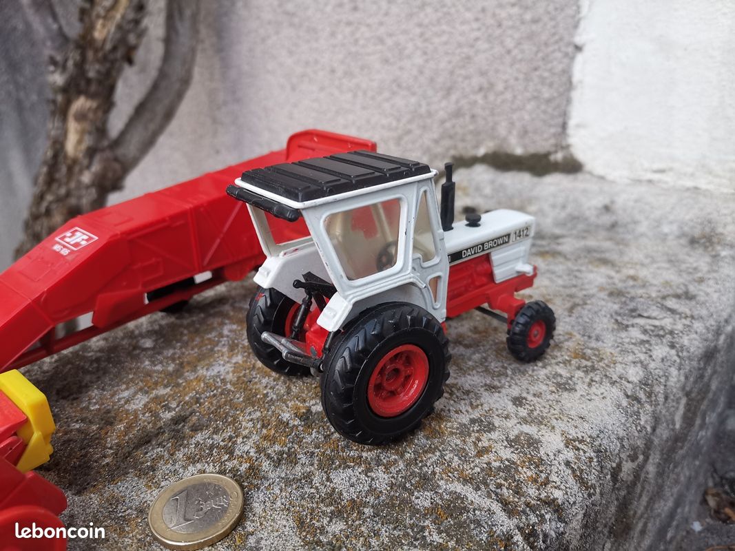 Tracteur David Brown 1412 Avec Remorque Corgi 34, 1979, échelle 1/36