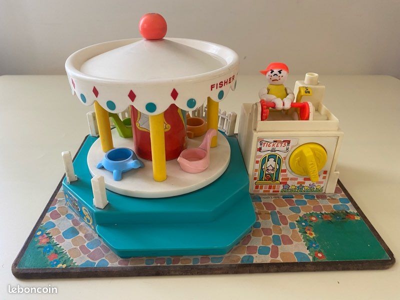 Jouet Musical Fisher Price - Manège Vintage 1964 - Occasion Collection