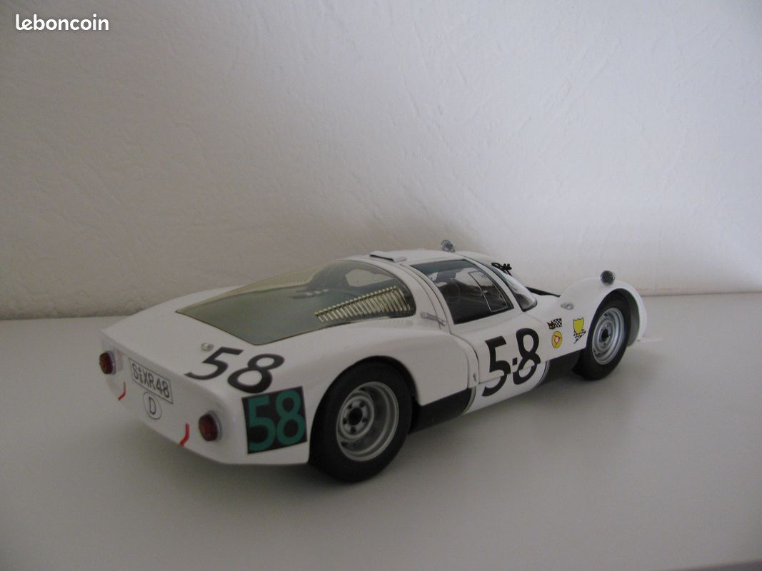 Porsche 906/6 N°58 – Le Mans 1966 – Miniature Quartzo 1/43 – Zamak Occasion