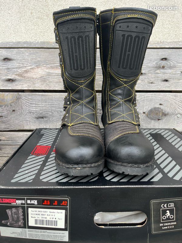 Bottes moto icon 1000 Elsinore Équipement moto