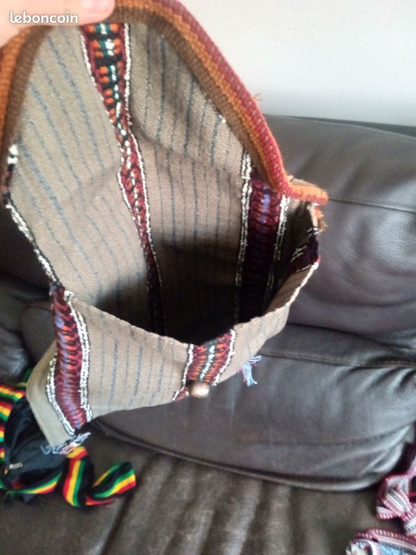 Sac à main de laine artisanal (image 2)