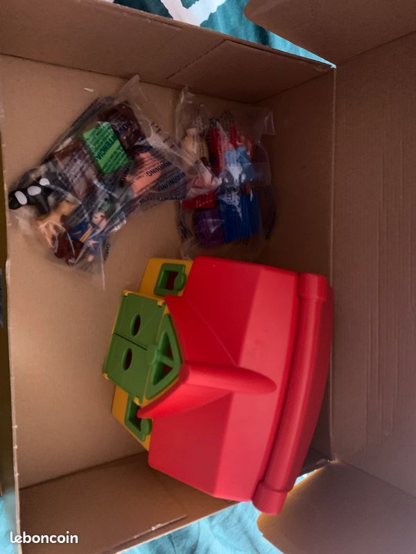 Jeu playmobil 1.2.3 ferme transportable (image 1)