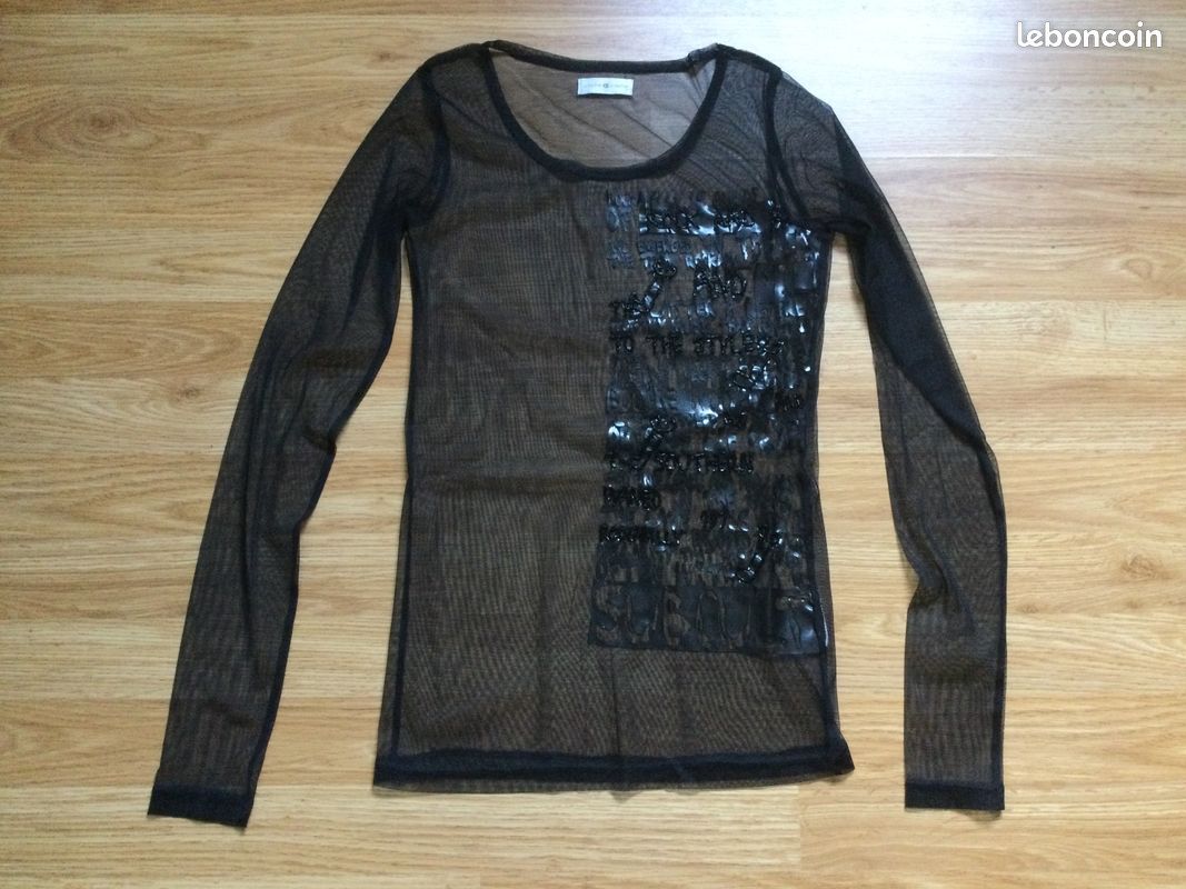 Tee-shirt transparent et chemise femme taille 36 neufs Vêtements