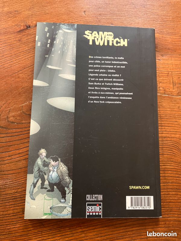 Livre BD Sam and Twitch 1 Bendis Medina Semic (image 2)