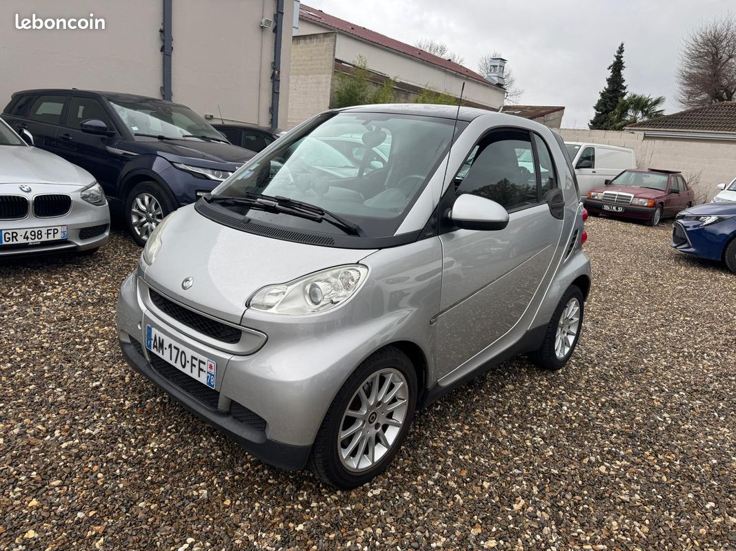 Smart Fortwo Coupe 1.0 71CV Mhd Passion BVA - Garantie 12 mois - Embrayage neuf - Climatisation - Toit panoramique (image 2)
