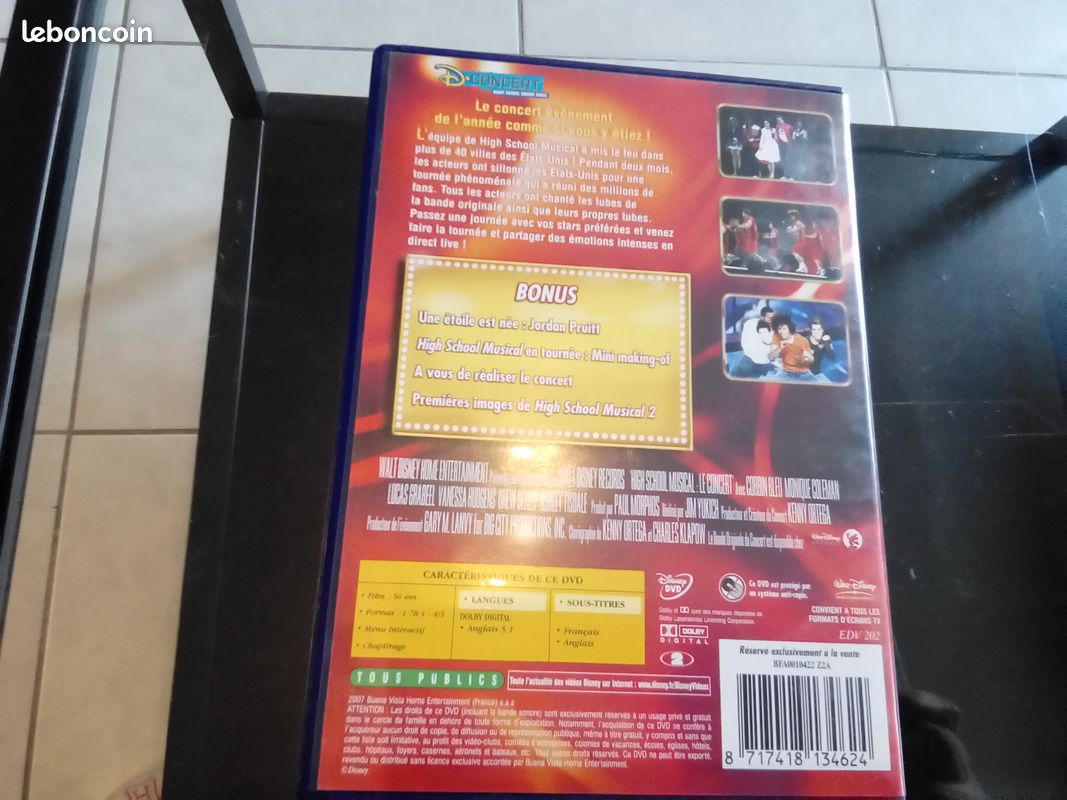 DVD musical "le concert, High School Musical" (image 2)